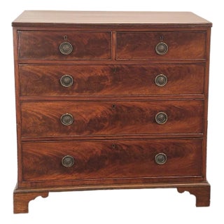 George III Period Mahogany Chest of Drawers, Circa 1790 For Sale