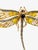 Antique Plique-À-Jour Dragonfly Brooch With Gold and Gemstones For Sale - Image 13 of 15
