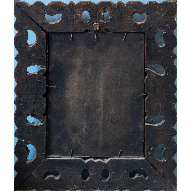 Glass French Baroque Giltwood Openwork Mirror, 1900s For Sale - Image 7 of 8