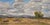 On a Plain by Clyde Steadman | Oil Painting of a rural landscape with clouds and vehicles For Sale
