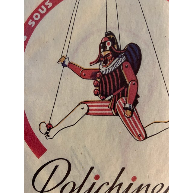 1960s French Polichinelle Advertisement For Sale - Image 4 of 6