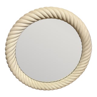 Vintage Twist Wall Mirror For Sale