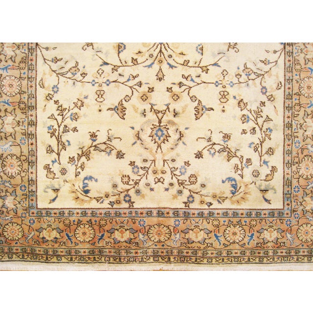 Vintage Turkish Decorative Oriental Oushak Rug in Room Size For Sale - Image 4 of 6
