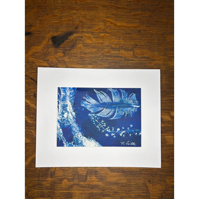 An original acrylic monoprint inspired by the quiet beauty and intricate patterns of the natural world. Created by hand...