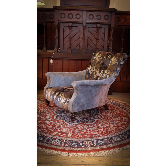 Slipper Armchair in Velvet by John Sankey, 2010s For Sale - Image 18 of 18
