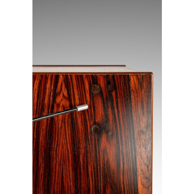 Danish Mid-Century Modern Free-Standing Bookshelf in Rosewood Attributed to Ejvind Johansson, Denmark, C. 1960s For Sale - Image 12 of 18