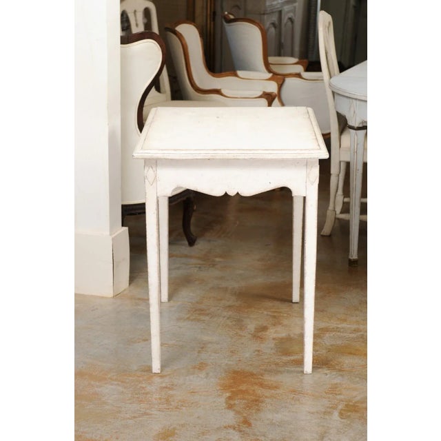 Swedish Freestanding Painted Writing Table Created for Queen Alexandrine For Sale - Image 9 of 12