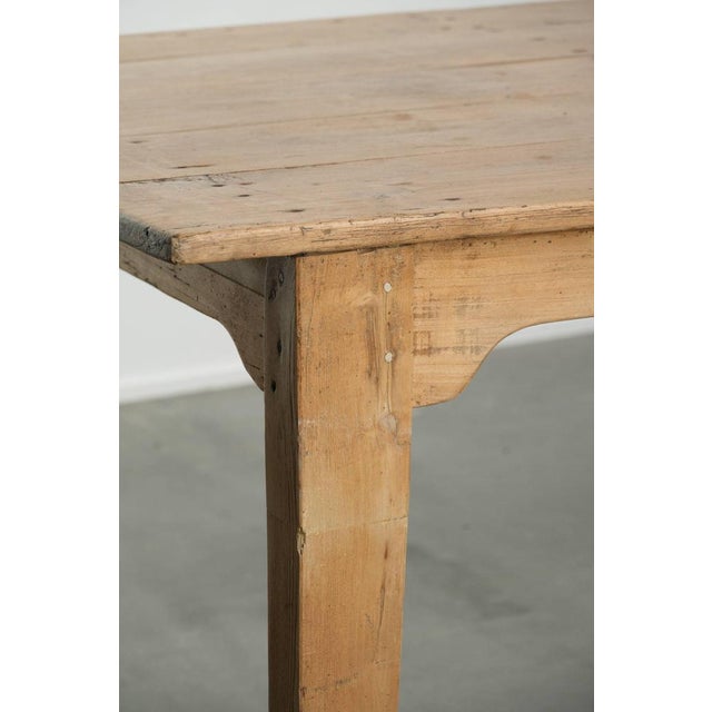 Antique Pinewood Farmhouse Dining Table For Sale - Image 14 of 15
