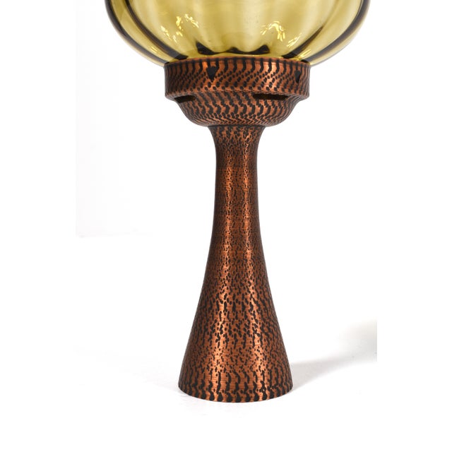 1960s Handcrafted Copper Candleholder by Mussbach Metall, West Germany, 1960s For Sale - Image 5 of 10