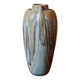 Art Nouveau Draped Vase from Denbac, France, 1920s For Sale
