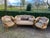 1940s French Louis XVI Gold Beige Sofa Set - 5 Pc For Sale - Image 13 of 18