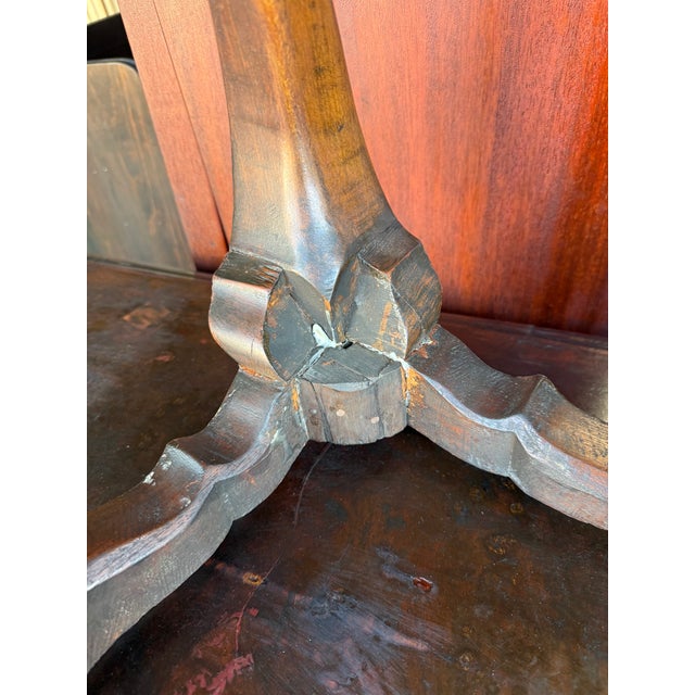 20th Century French Provincial Style Walnut Footstool or Ottoman For Sale - Image 16 of 17