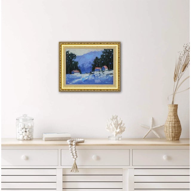 Winterscapes Impressionist Snowscape Oil Painting For Sale In Reno/Lake Tahoe - Image 6 of 7