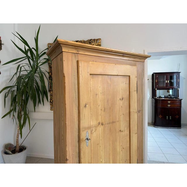 Biedermeier Farmhouse Cabinet in Wood For Sale - Image 11 of 15