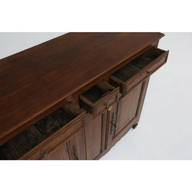 Antique Flemish Oak Cabinet, 1850s For Sale - Image 12 of 18