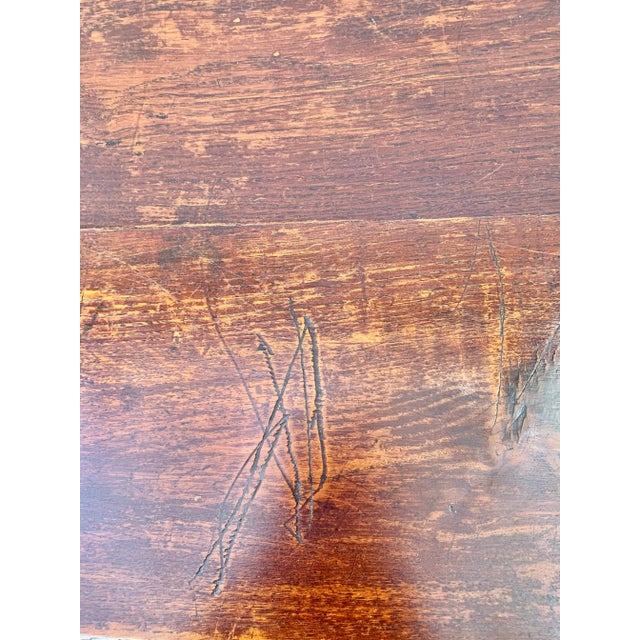 19th Century English Oak Lowboy Side Table For Sale - Image 11 of 12