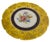 Hand painted, circa 1920s Porcelain, gold. Fine China plate with floral design and gold edging.