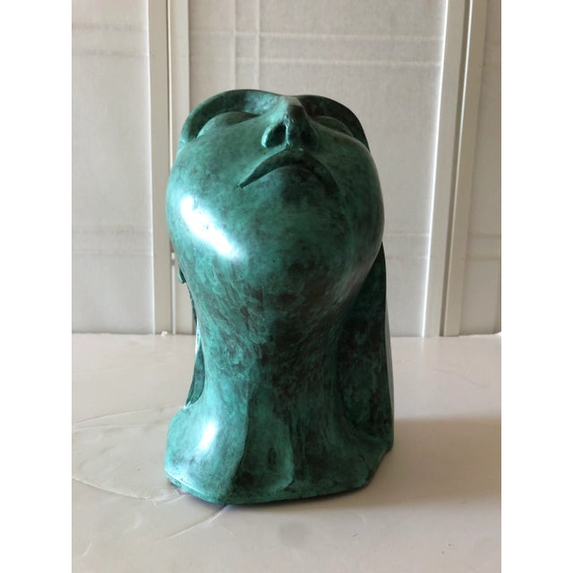 Metal 2000s "Mena" Abstract Bronze Sculpture of Woman by Rudy Gonzales For Sale - Image 7 of 12