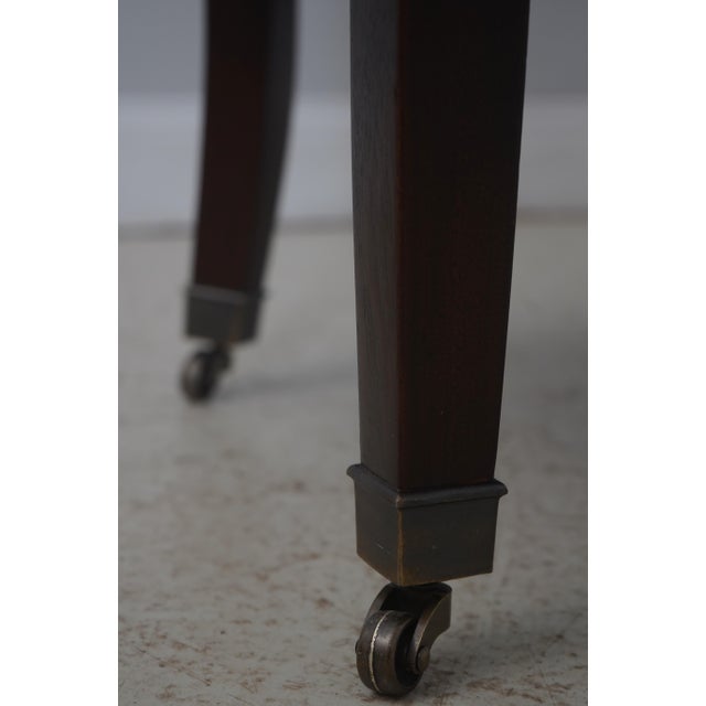 Pair of Hancock & Moore Upholstered Tub Barrel Back Chairs For Sale - Image 10 of 18
