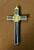 1990s 1990s Blessed Vatican Gift: Blue Saint Benedict 7.5” Crucifix For Sale - Image 5 of 7