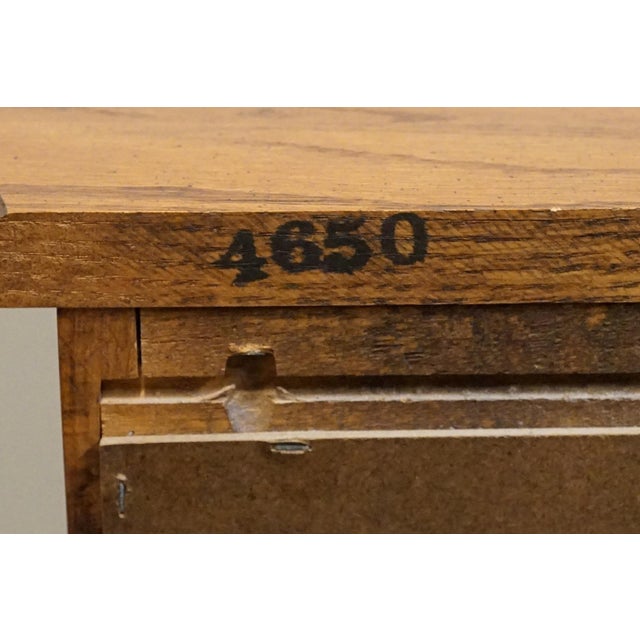 Keller Furniture Solid Oak Country French Style 28" Cabinet Nightstand For Sale - Image 14 of 14