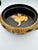 Vintage Burmese Black Lacquer Bowl With Gilt Chinthe Motif For Sale - Image 9 of 9