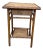 20th Century Bamboo Table With Drawer For Sale