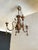 Italian Italian Wood & Metal Vintage Chandelier For Sale - Image 3 of 8