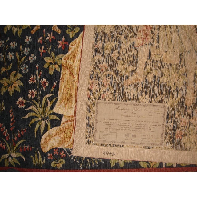 Medieval Style Tapestry - Concert Near Fountain For Sale - Image 12 of 12