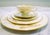 Lenox Mid Century Lenox China. Set of 4 Salad Plates. Mint Condition. Bone White With 14 Kt Gold. For Sale - Image 4 of 4