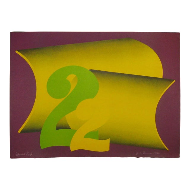 Mourlot Proof Modern Pop Art Silkscreen by Jack Brusca For Sale