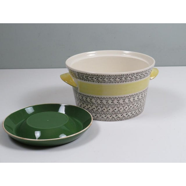 Mid-Century Norwegian Stoneware Pernille Casserole by Inger Waage for Stavangerflint, 1950s For Sale - Image 4 of 9