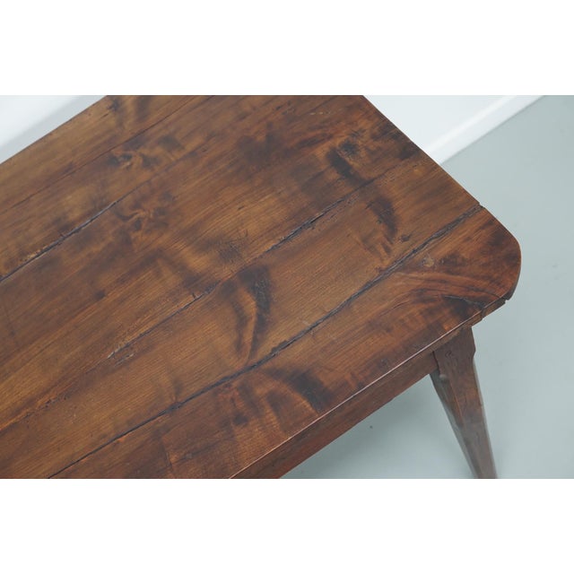 19th Century French Rustic Farmhouse Dining Table For Sale - Image 4 of 14