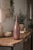 Blush Mauve Art Glass Bud Vase – Tall Minimalist Decorative Bottle Vase For Sale - Image 4 of 6