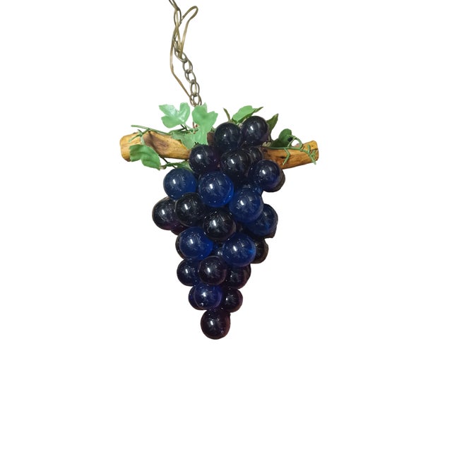Vintage Acrylic Grape Cluster Hanging Light For Sale In West Palm - Image 6 of 6