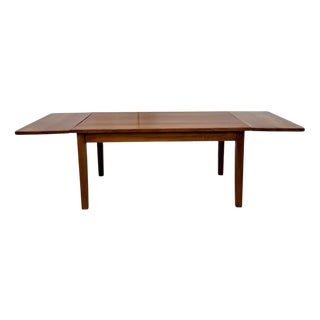 Cherry Farm Table with Extensions, 1960s For Sale