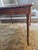 Brown Vintage Drexel Faux Bamboo Chippendale Style Leather Top Game Table For Sale - Image 8 of 14