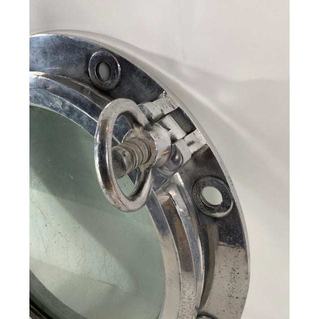 Metal Aluminum Ship's Porthole For Sale - Image 7 of 8