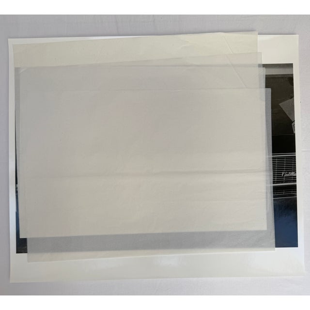 Modern "Hollywood Cadillac, Los Angeles, Ca 1976" Vintage Silver Gelatin Print by Helmut Newton For Sale - Image 3 of 11