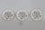 This lovely Set of 3 Small Dishes is made of bone china. Each dish is stamped as follows; "Haddon Hall | Minton Founded in...