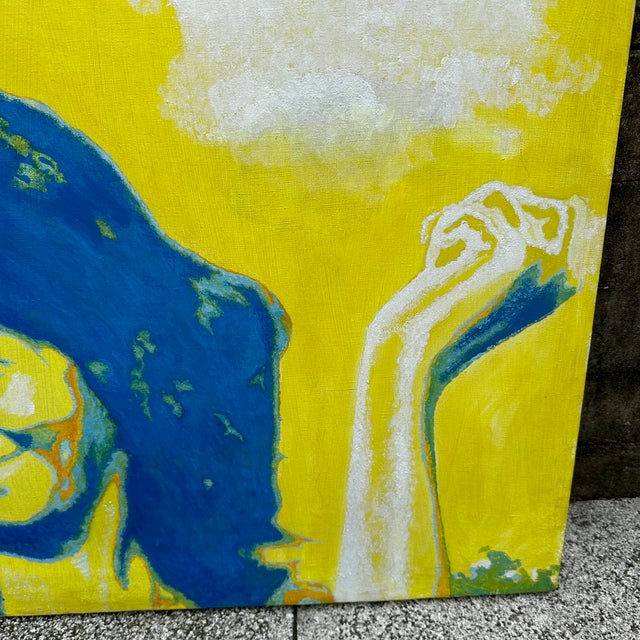 Anatolii Varvarov Between the Clouds 2010 Original Oil Painting Ukraine For Sale - Image 12 of 18