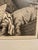 Paint Ryohei Tanaka 1974 Signed Etching Japanese Aquatint Roofs of Hida No 5 Framed For Sale - Image 7 of 11