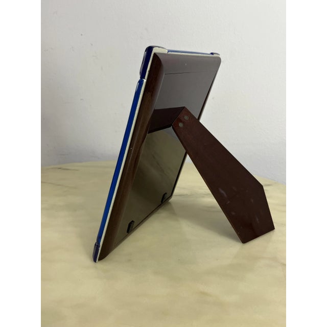 Blue Pop Art Photo Holder in Murano Glass by Barovier, 1970s For Sale - Image 8 of 11