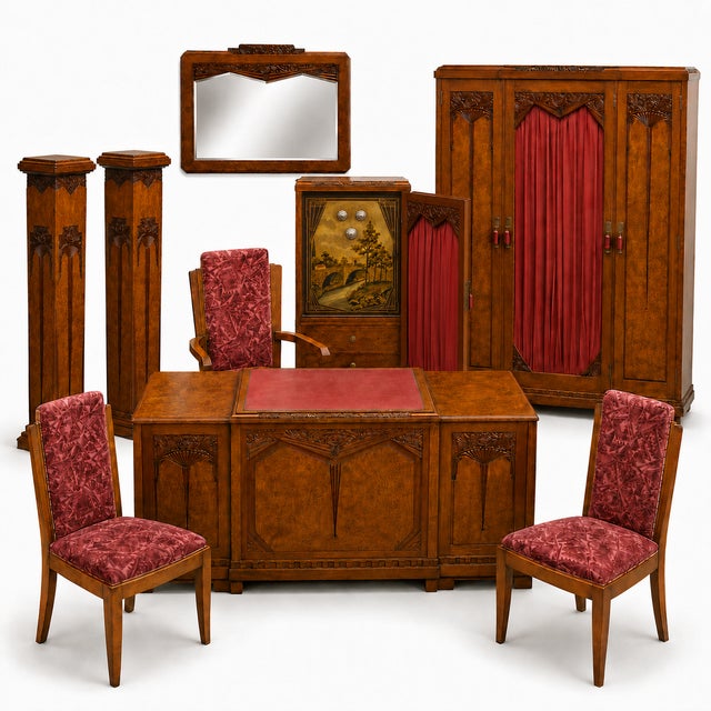 Art Deco Office Set, 1934, Set of 9 For Sale - Image 11 of 11