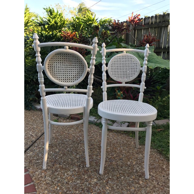 Antique 1913 Fischel Bentwood French Bistro Chairs a Pair Chairish