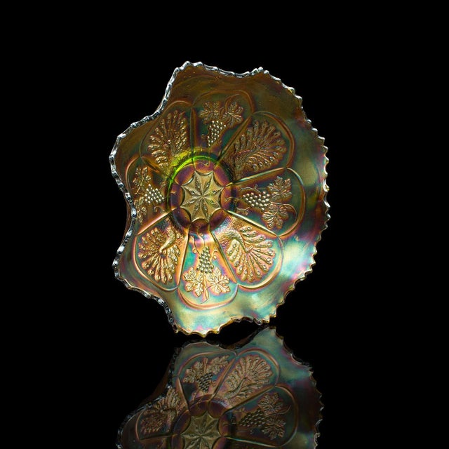 Glass 1970 Small Vintage Lustre Dish For Sale - Image 7 of 12