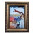 Contemporary Fox & Hound Small Dog Print by Judy Henn Vintage Tabletop Frame For Sale