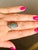Stone 1950's Vintage Tribal Moroccan Eye Drop Ring For Sale - Image 7 of 7