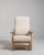 French Oak Reclining Armchair with Pull-Out Footrest, Antique, France, Circa 1940 For Sale - Image 4 of 18