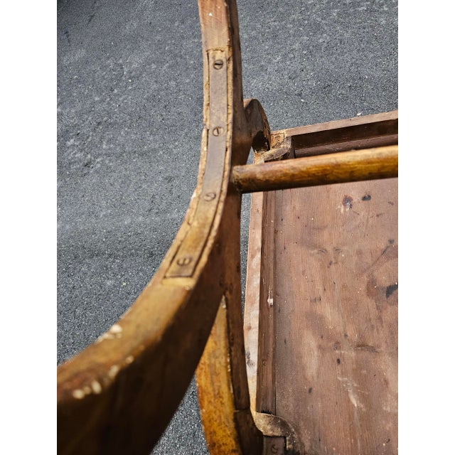 Brown Pair of Early 19th Century Regency Giltwood Curule Stools For Sale - Image 8 of 9